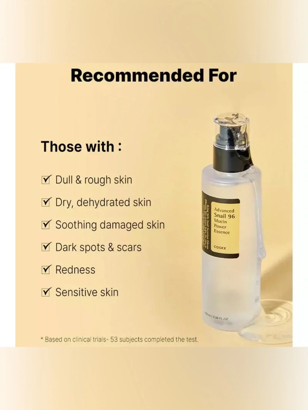 COSRX Advanced Snail 96 Mucin Power Essence 3.38 fl. oz.(100ml)